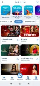 Kasino Live 1xBet